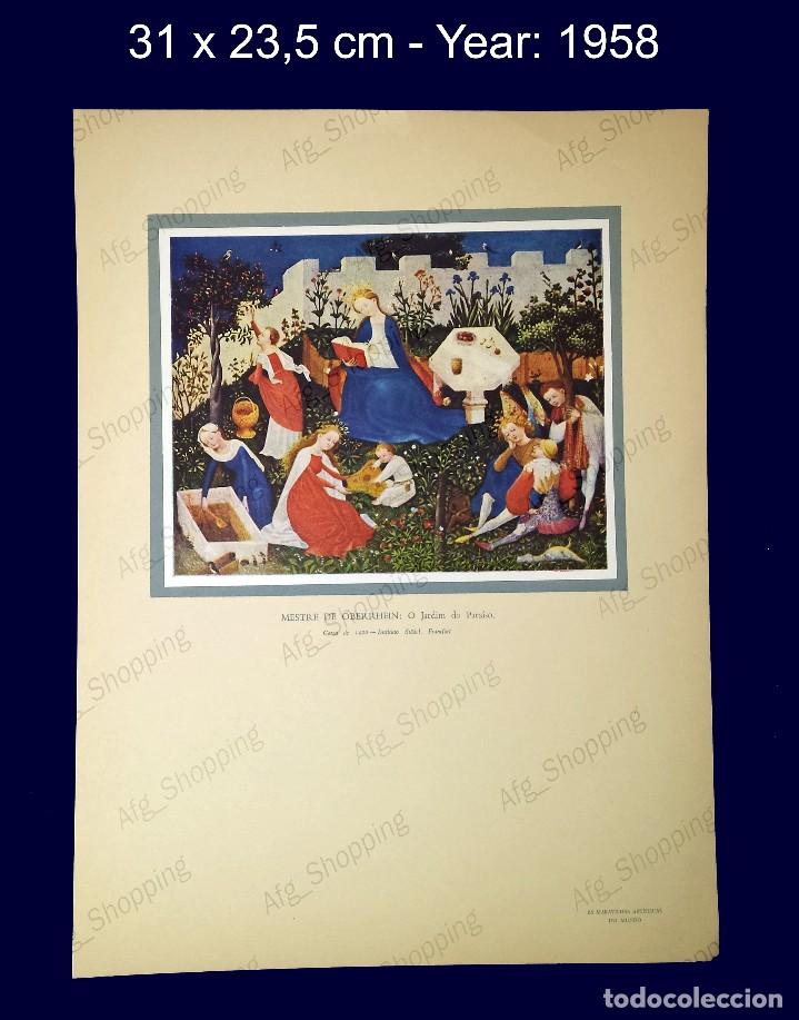 Art: MESTRE DE OBERRHEIN - COLECCION LAS MARAVILLAS ARTISTICAS DEL MUNDO - 1958