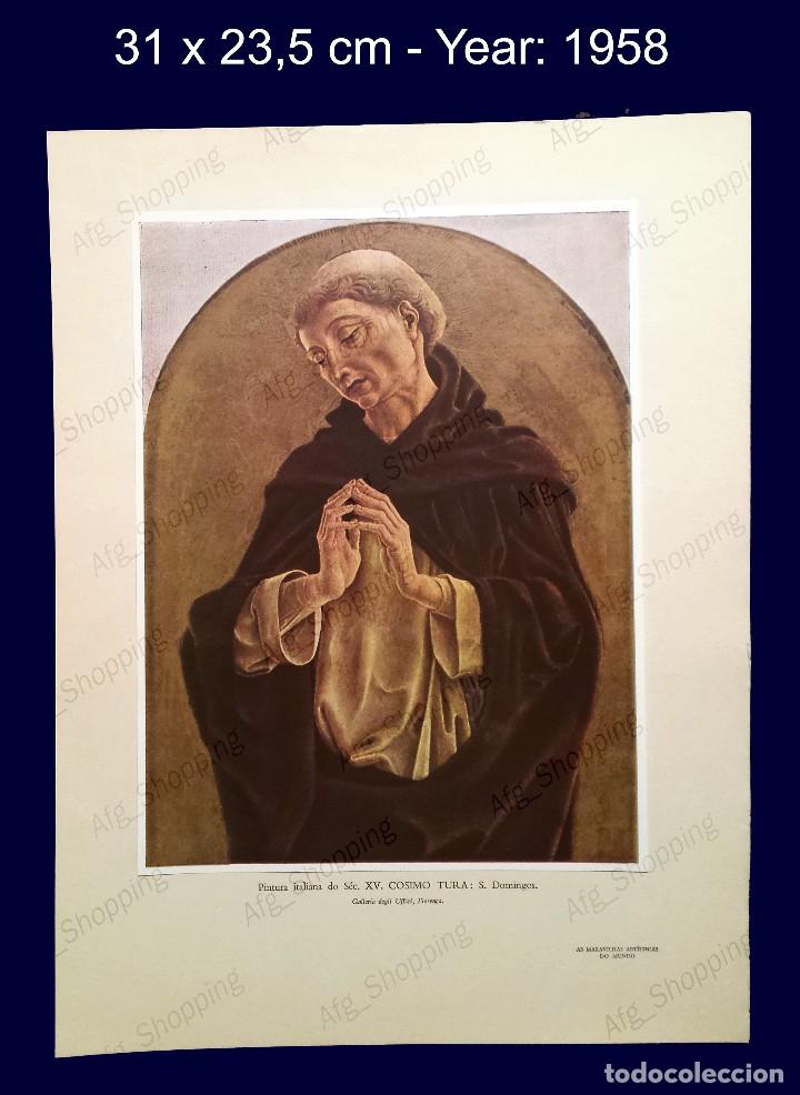 Art: COSIMO TURA - COLECCION LAS MARAVILLAS ARTISTICAS DEL MUNDO - 1958