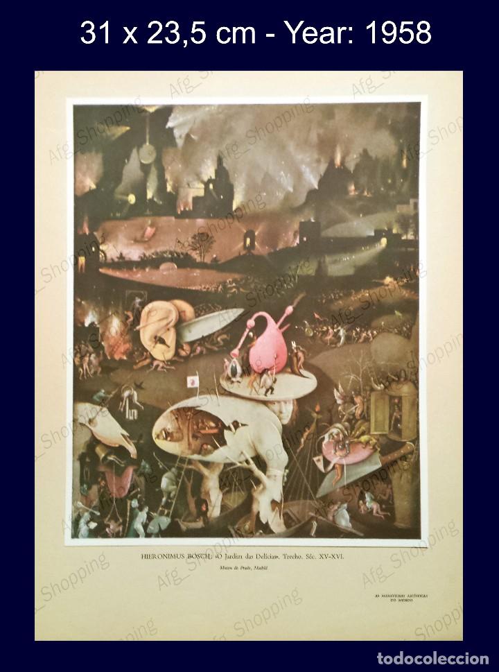 Art: HIERONIMUS BOSCH - COLECCION LAS MARAVILLAS ARTISTICAS DEL MUNDO - 1958