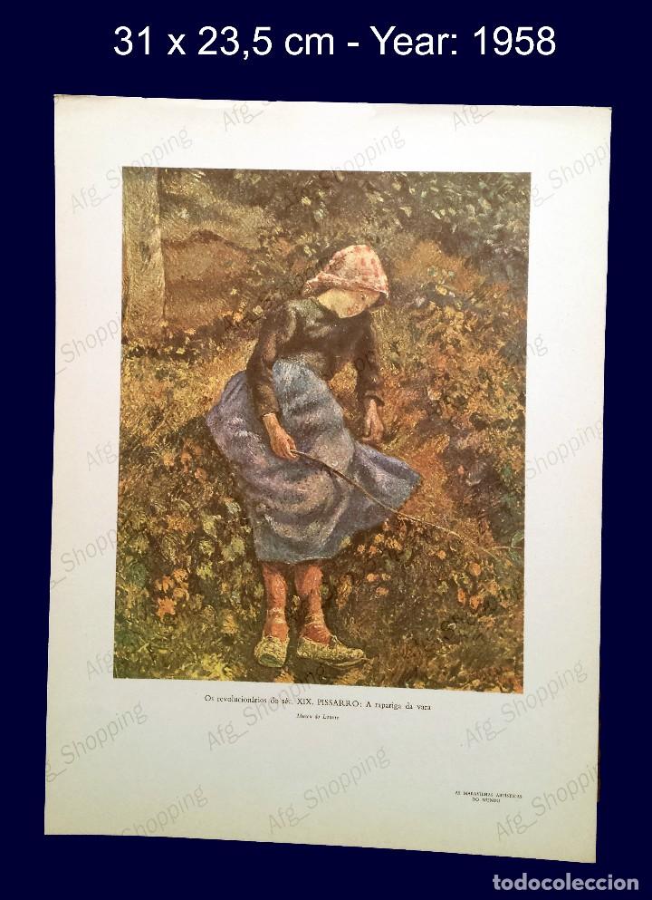 Art: PISSARRO - COLECCION LAS MARAVILLAS ARTISTICAS DEL MUNDO - 1958