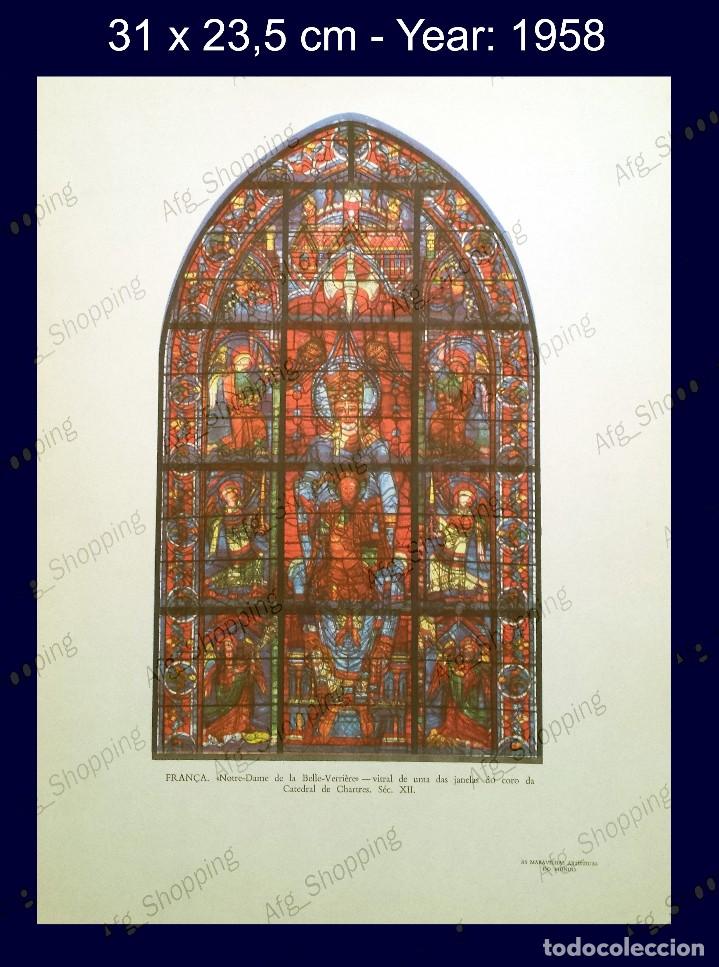Art: FRANCIA - NOTRE-DAME - COLECCION LAS MARAVILLAS ARTISTICAS DEL MUNDO - 1958
