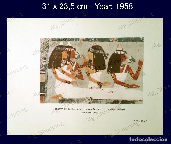 Art: PINTURA EG&Iacute;PCIA - COLECCION LAS MARAVILLAS ARTISTICAS DEL MUNDO - 1958
