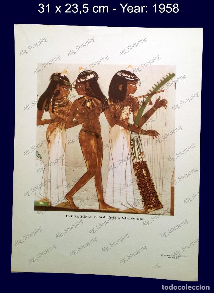 Art: PINTURA EG&Iacute;PCIA - COLECCION LAS MARAVILLAS ARTISTICAS DEL MUNDO - 1958