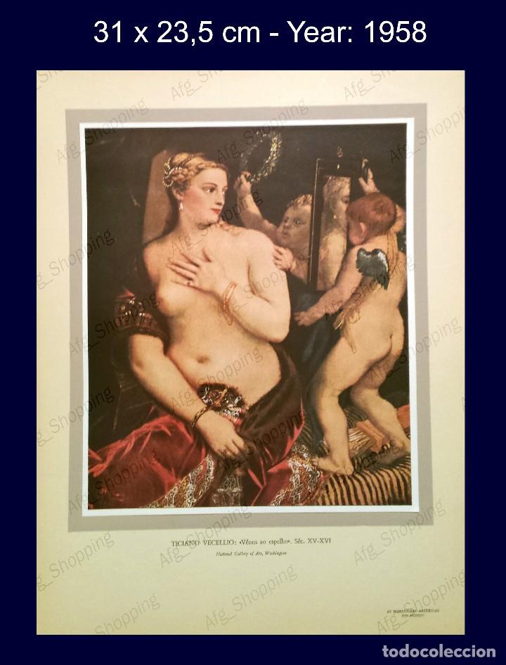Art: TICIANO VECELLIO - COLECCION LAS MARAVILLAS ARTISTICAS DEL MUNDO - 1958