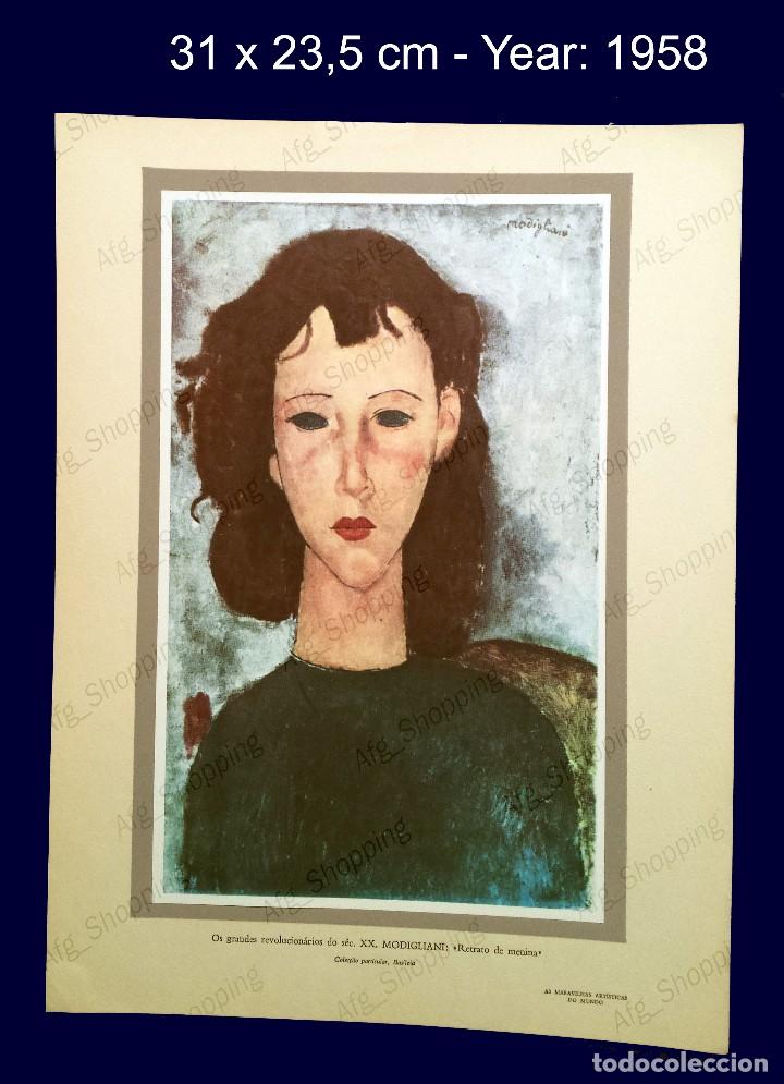 Kunst: MODIGLIANI - COLECCION LAS MARAVILLAS ARTISTICAS DEL MUNDO - 1958