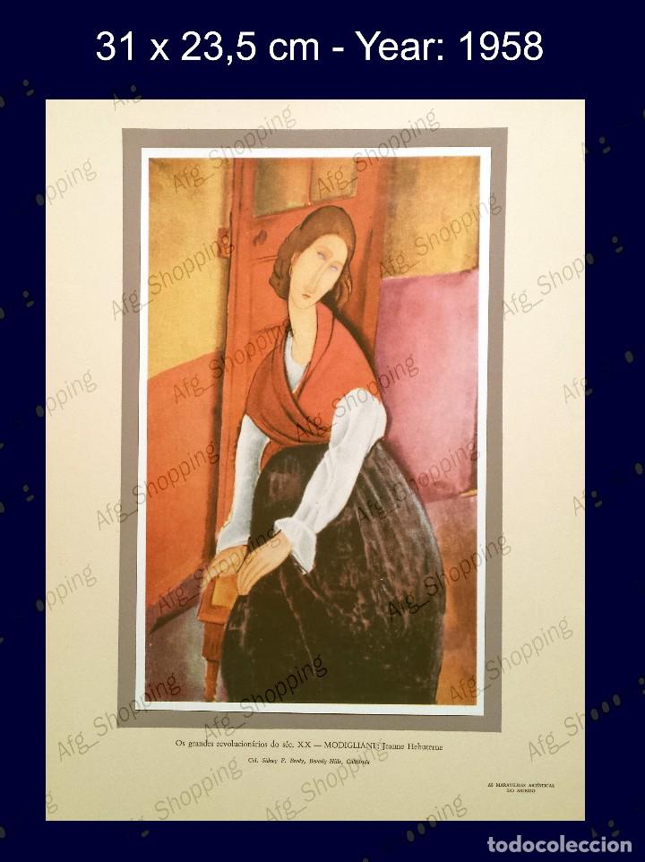 Kunst: MODIGLIANI - COLECCION LAS MARAVILLAS ARTISTICAS DEL MUNDO - 1958