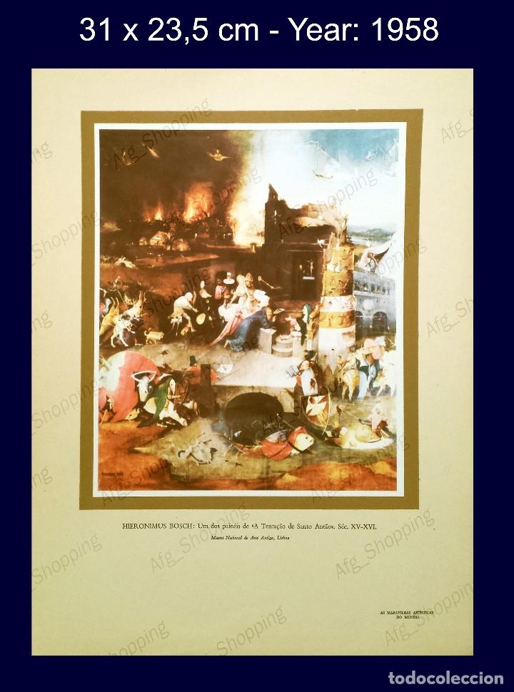 Art: HIER ONIMUS BOSCH - COLECCION LAS MARAVILLAS ARTISTICAS DEL MUNDO - 1958