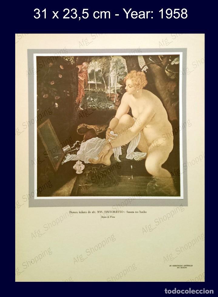 Art: TINTORETTO - COLECCION LAS MARAVILLAS ARTISTICAS DEL MUNDO - 1958