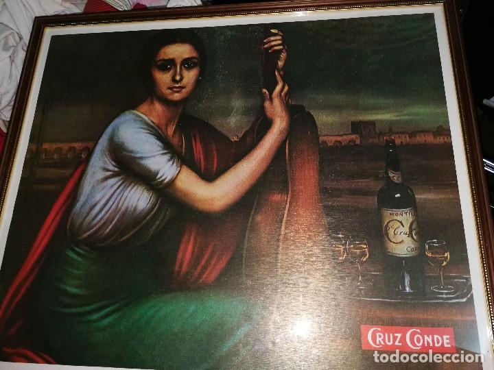 Art: CUADRO LAMINA  Bodegas Cruz Conde de Cordoba 50 X 60 cm