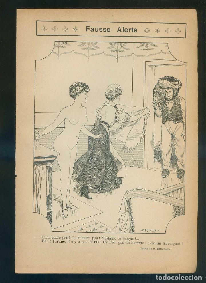 Art: G. H&eacute;rouard. Publications de la *Vie Parisienne* Hoja-l&aacute;mina: 157x228 mm. Lote de 1.