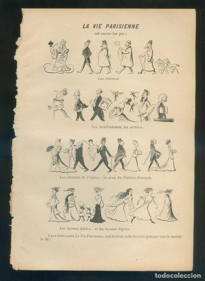 Art: Ilustrador L.M. Publications de la *Vie Parisienne* Hoja-l&aacute;mina: 157x228 mm. Lote de 2.
