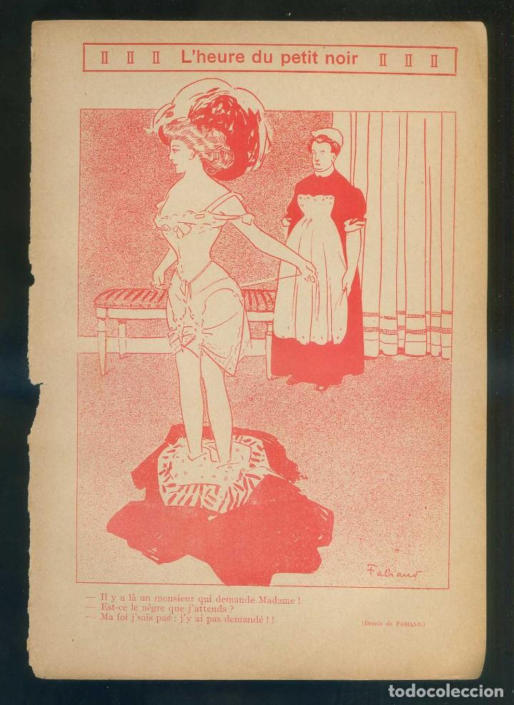 Arte: Fabiano, Fabien. Publications de la *Vie Parisienne* Hoja-l&aacute;mina: 157x228 mm. Lote de 8.