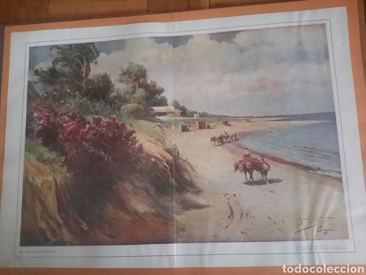 Arte: Pintoresco rinc&oacute;n de la playa de la Jara - Foto 1