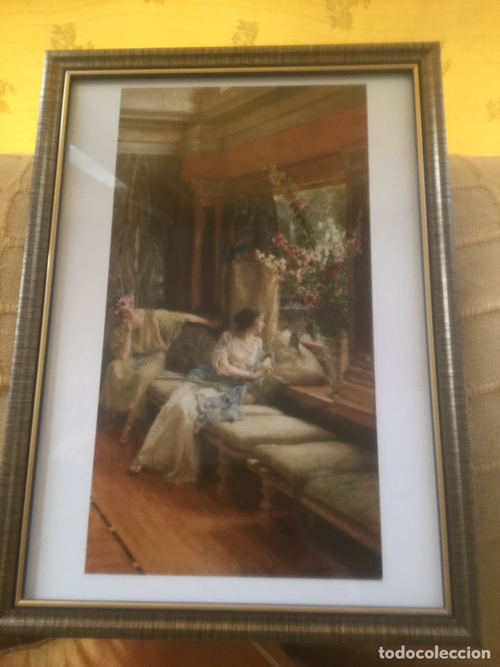 Arte: 2 laminas Thyssen,regalo marcos - Foto 2
