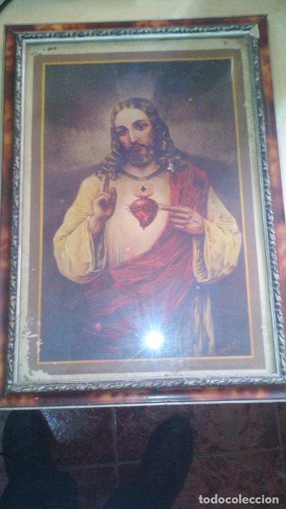 Arte: MARCO CON LAMINA RELIGIOSA - Foto 1