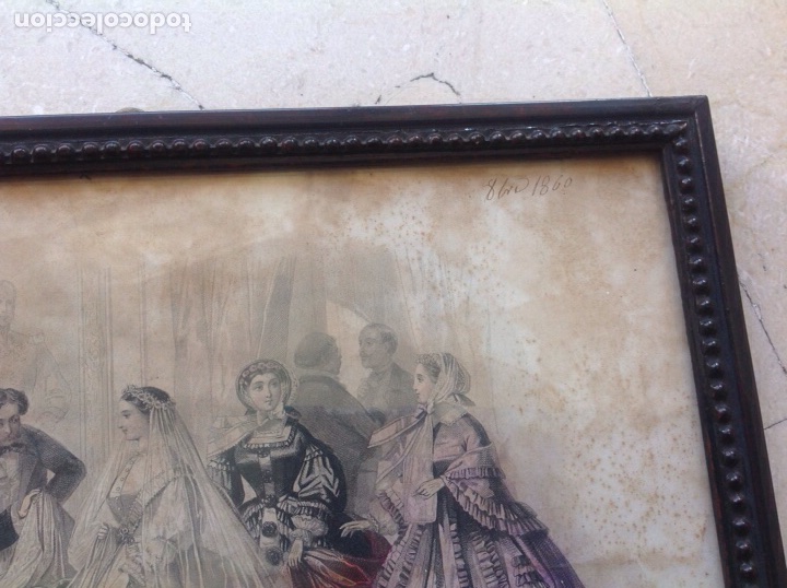 Arte: L&aacute;mina enmarcada Le Moniteur de la mode - Foto 2