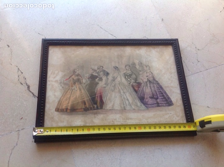 Arte: L&aacute;mina enmarcada Le Moniteur de la mode - Foto 5