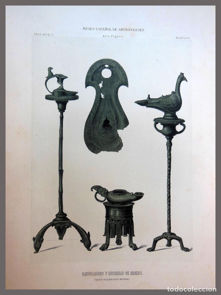 Art: CANDELABROS Y LUCERNAS DE BRONCE. Museo Espa&ntilde;ol Antig&uuml;edades.