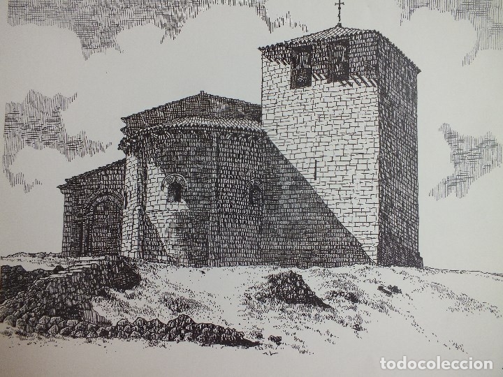 Art: LAMINA IGLESIA DE VALORIA DEL ALCOR PALENCIA ROM&Aacute;NICO MONTA&Ntilde;A PALENTINA 2