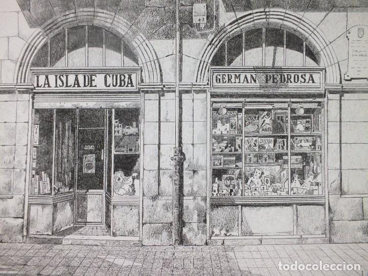 Kunst: L&Aacute;MINA COMERCIO PLAZA MAYOR G PEDROSA LA ISLA DE CUBA PALENCIA 22