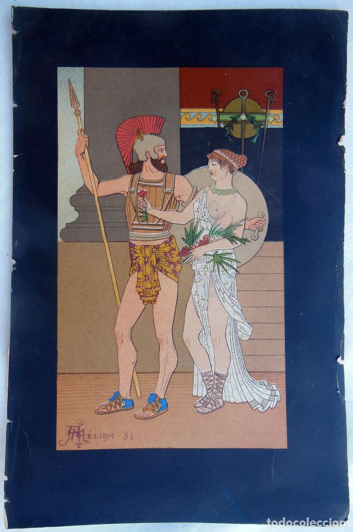 Art: LA HIJA DEL REY DE EGIPTO (2). M&Eacute;LIDA Arturo. 1881. Ed Biblioteca Arte y Letras