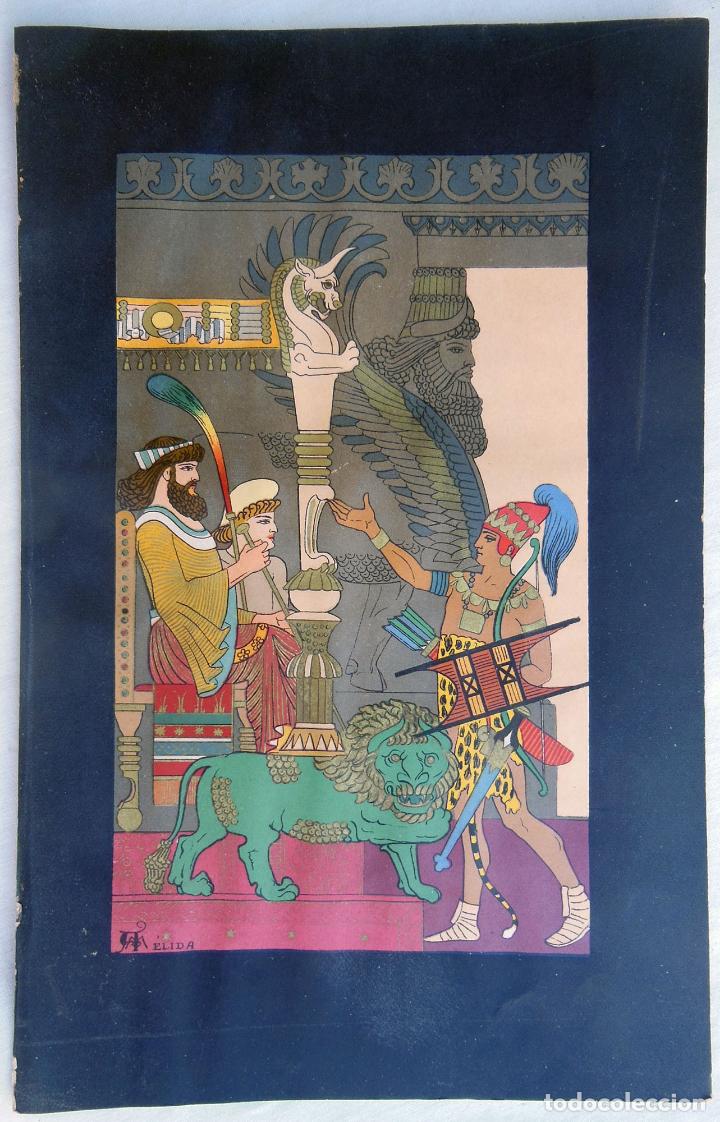 Art: LA HIJA DEL REY DE EGIPTO (3). M&Eacute;LIDA Arturo. 1881. Ed Biblioteca Arte y Letras