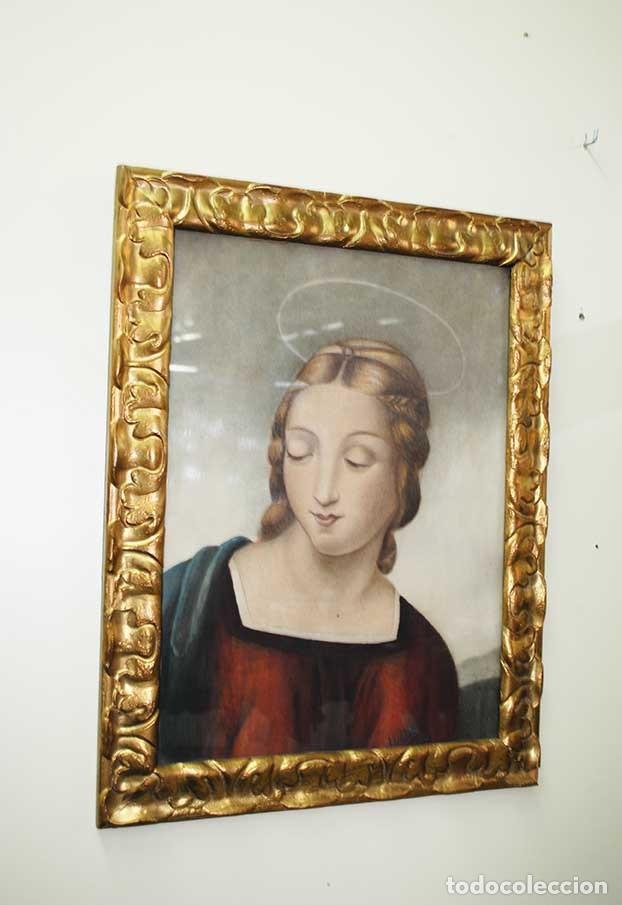 Arte: L&Aacute;MINA ANTIGUA VIRGEN - Foto 1