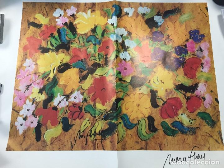 Arte: Merc&eacute; Flores, firmada, 80 x 60 cms - Foto 2