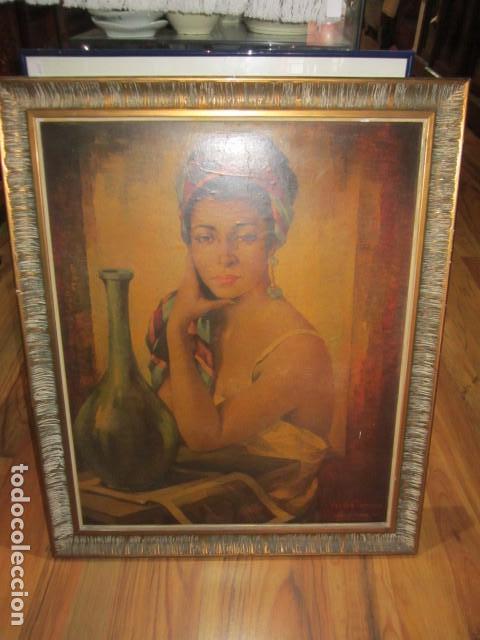 Arte: Antigua l&aacute;mina enmarcada de Ulloa Opticos. 49 x 61 cms. Marco: 60 x 71 cms.