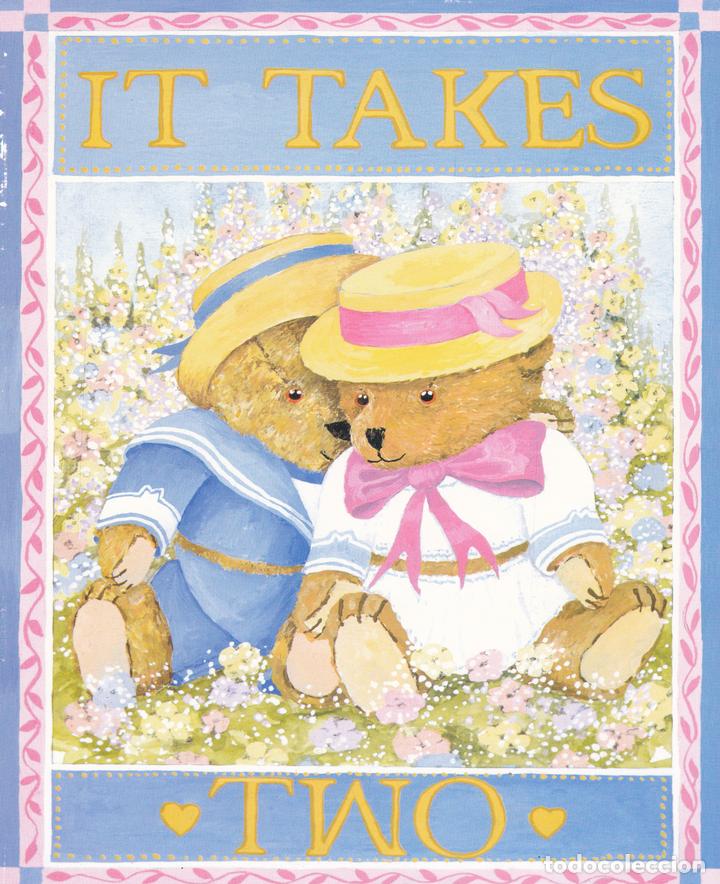 Kunst: OSITOS - LAMINA - IT TAKES TWO - MEDIDAS 20 X 25 CM