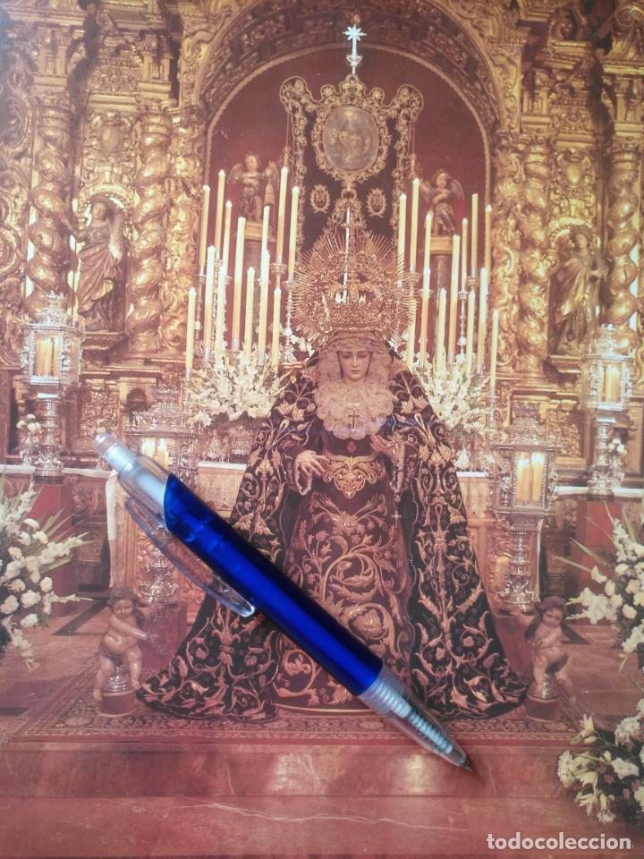Kunst: gran antigua lamina virgen de la semana santa de sevilla ideal para enmarcar