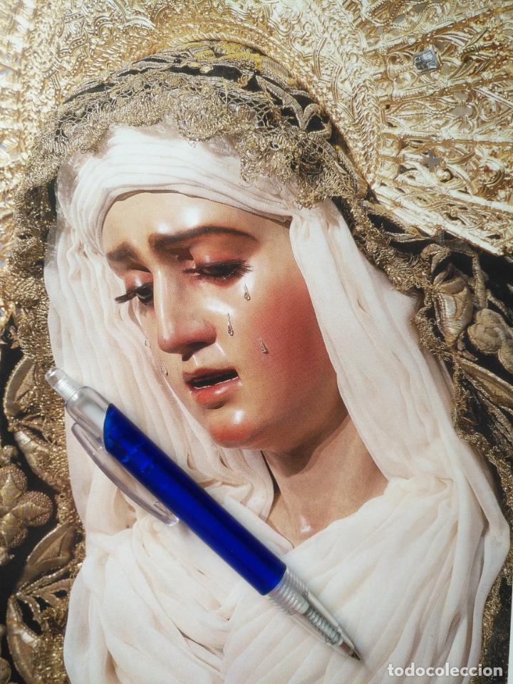 Kunst: gran antigua lamina virgen de la semana santa de sevilla ideal para enmarcar