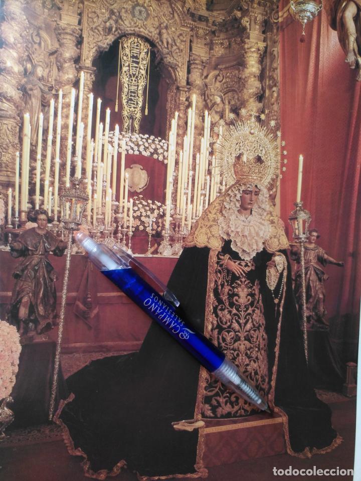 Kunst: gran antigua lamina virgen de la semana santa de sevilla ideal para enmarcar