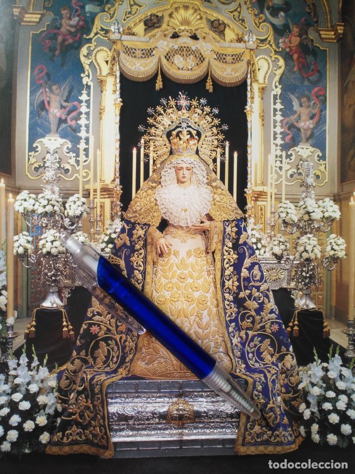 Kunst: gran antigua lamina virgen de la semana santa de sevilla ideal para enmarcar
