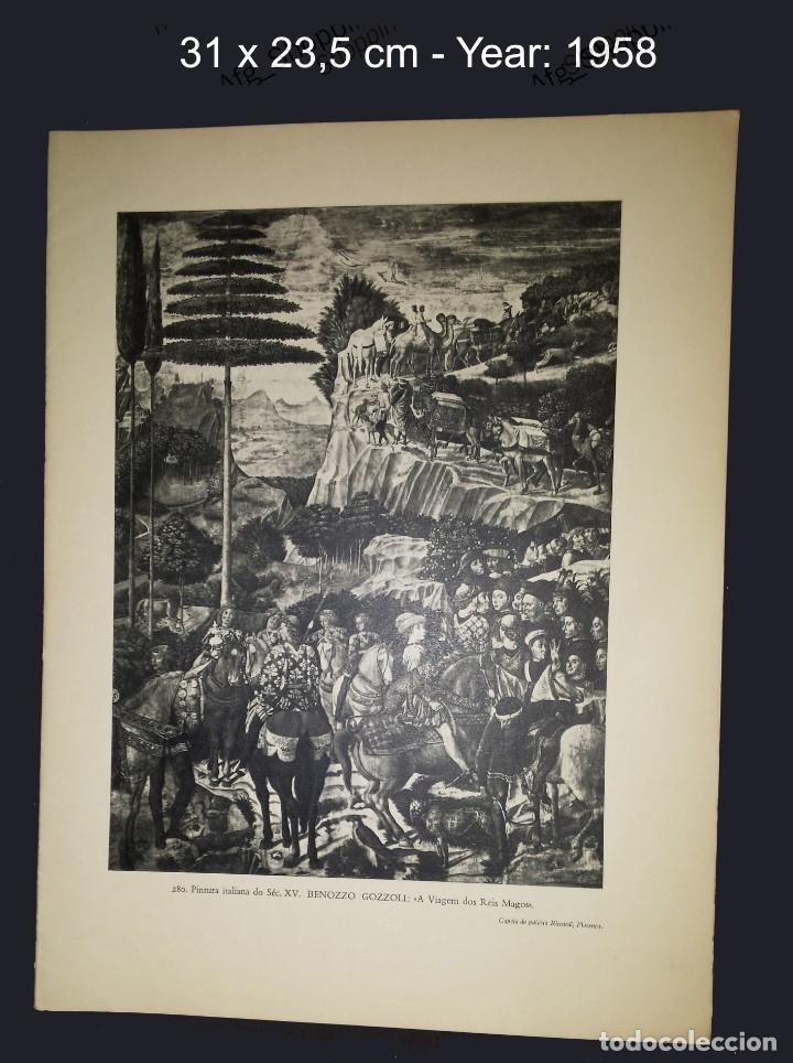Kunst: BENOZZO GOZZOLI - PINTURA ITALIANA - COLECCION LAS MARAVILLAS ARTISTICAS DEL MUNDO - 1958