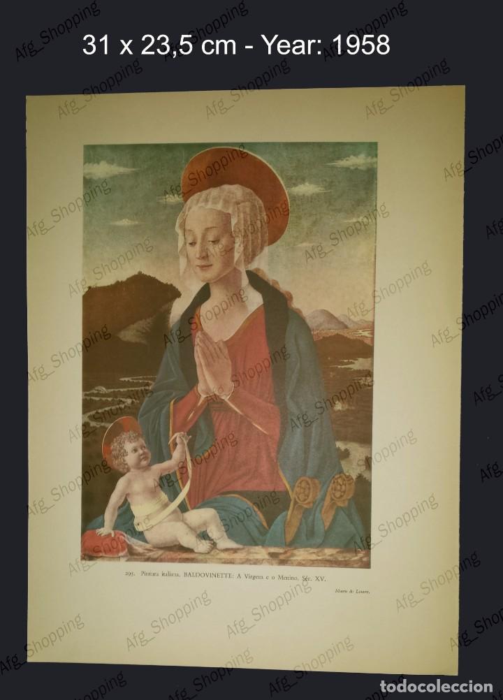 Art: BALDOVINETTE - PINTURA ITALIANA - COLECCION LAS MARAVILLAS ARTISTICAS DEL MUNDO - 1958