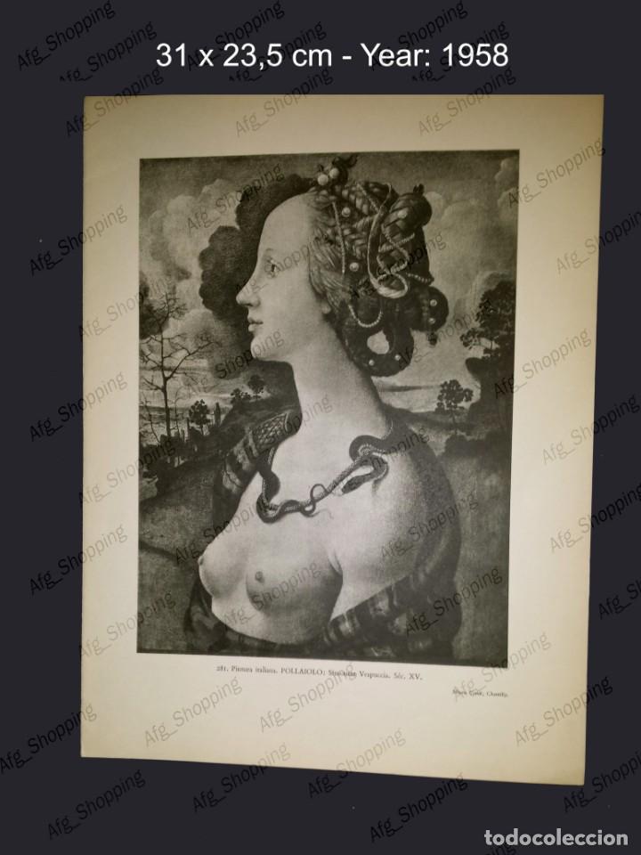 Art: POLLAIOLO - PINTURA ITALIANA - COLECCION LAS MARAVILLAS ARTISTICAS DEL MUNDO - 1958