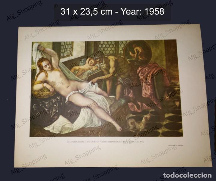 Art: TINTORETO - PINTURA ITALIANA - COLECCION LAS MARAVILLAS ARTISTICAS DEL MUNDO - 1958