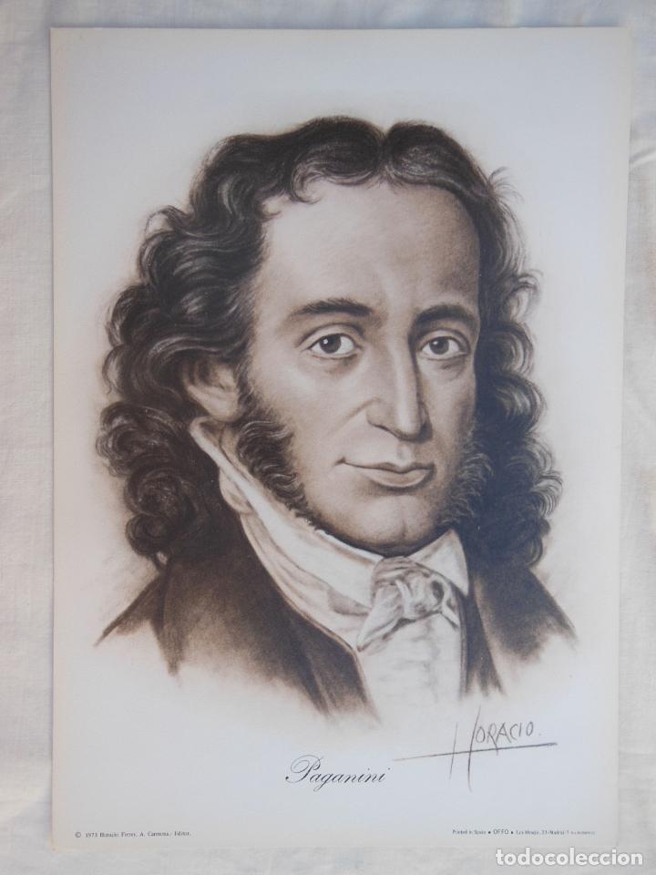 Arte: PAGANINI. HORACIO FERRER. 24x34 cm - Foto 1