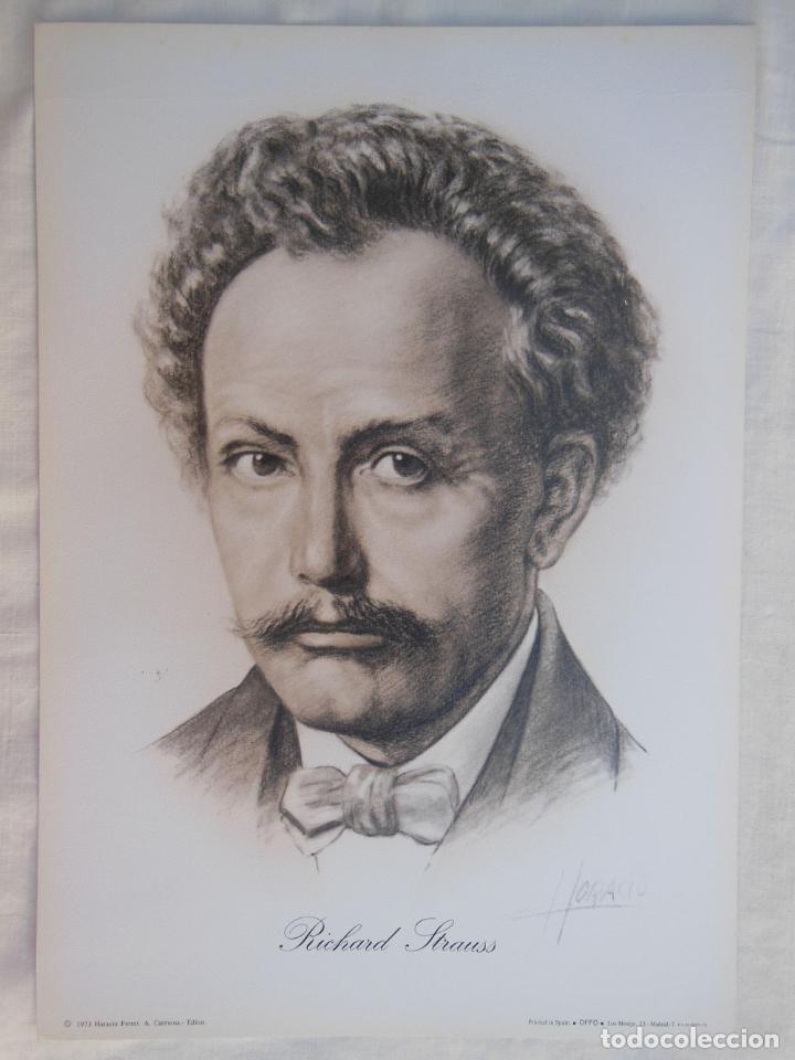 Arte: RICHARD STRAUSS. HORACIO FERRER. 24x34 cm - Foto 1