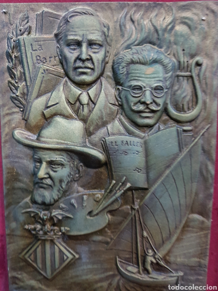 Arte: Cuadro placa de resina valencianos ilustres - Foto 2