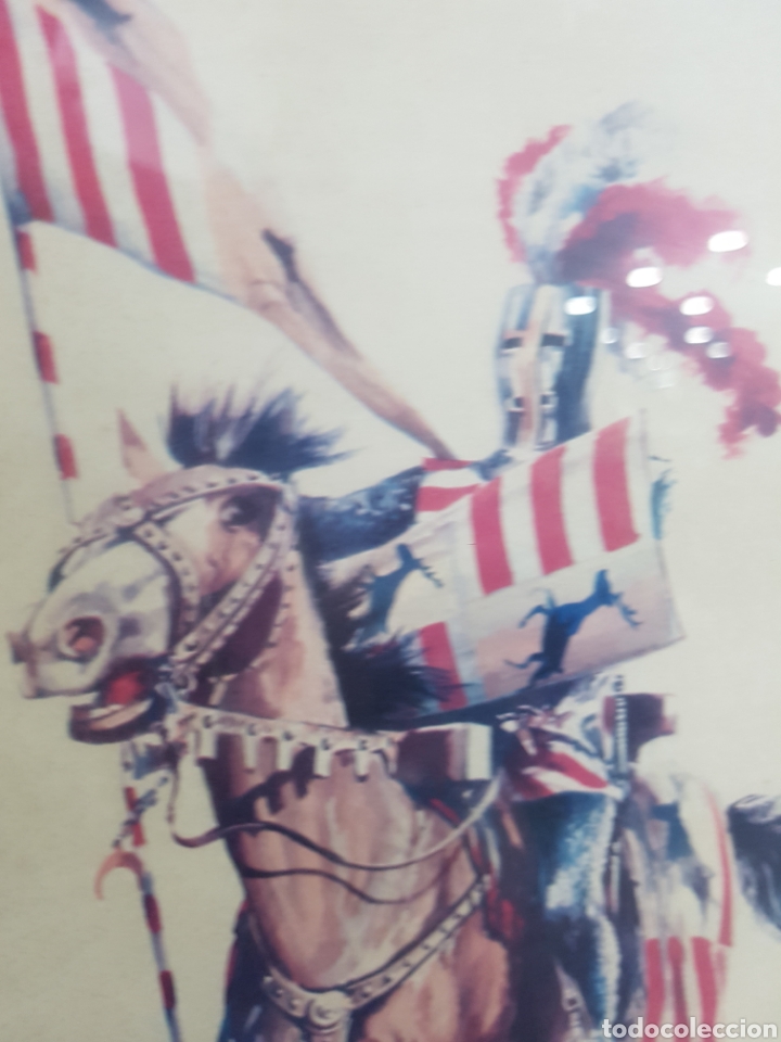 Arte: Cuadro l&aacute;mina caballero - Foto 3