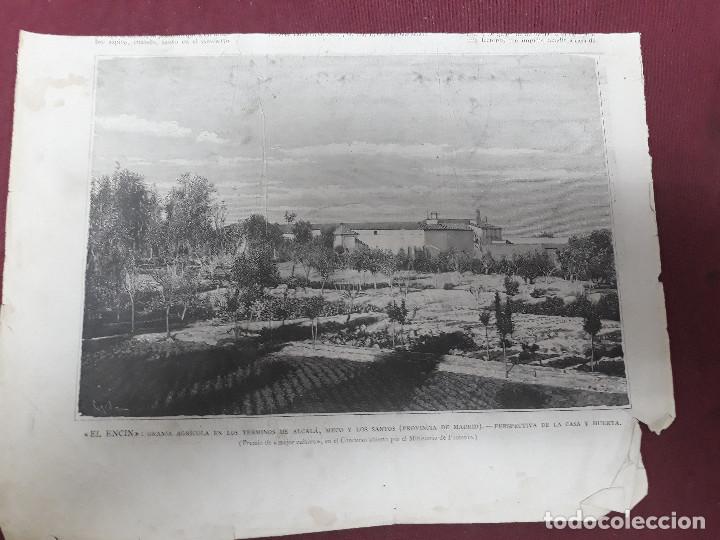 Arte: ILUSTRACION IBERICA...GRANJA DE ALCALA,  MECO Y LOS SANTOS... XIX
