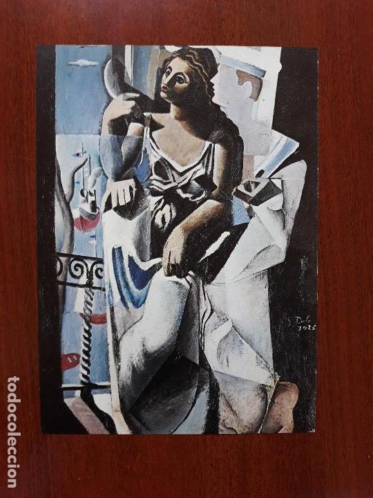 Art: Lamina Salvador Dal&iacute;- 2 dibujos a dos caras reversible- a&ntilde;os 80