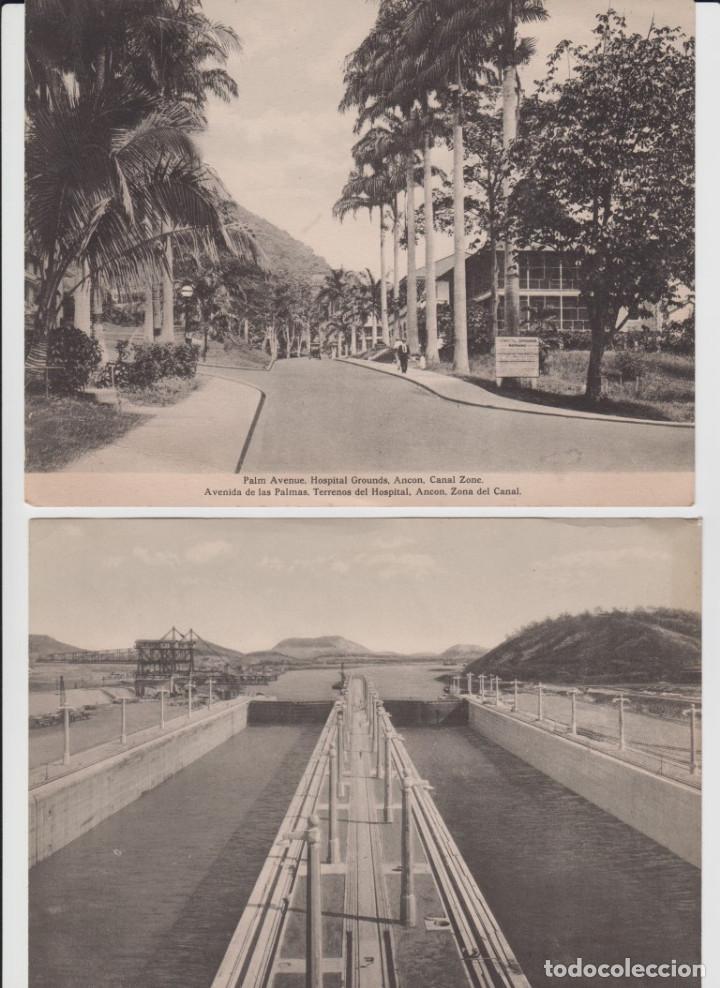 Art: 6 laminas panor&aacute;micas de PANAMA antiguas