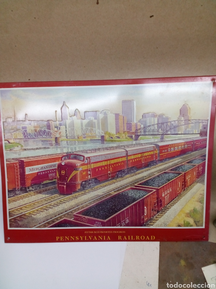 Arte: Panel metalico Pennsylvania Railroad