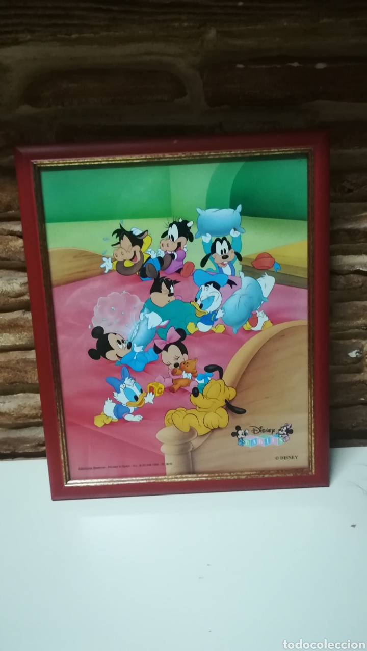 Arte: Cuadro lamina Disney 1996 ediciones Beascoa - Foto 1