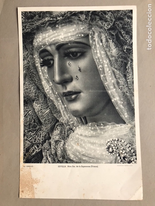 Kunst: Hueco grabado Fournier, Nrta. Sra. de la Esperanza Triana.