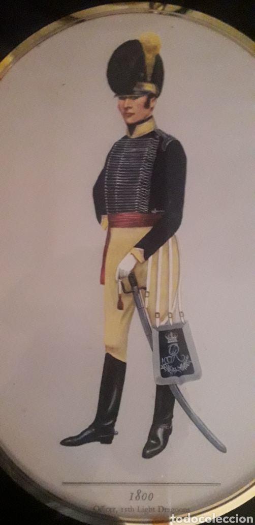 Arte: 2 cuadros oficiales ejercito ingles - Foto 5