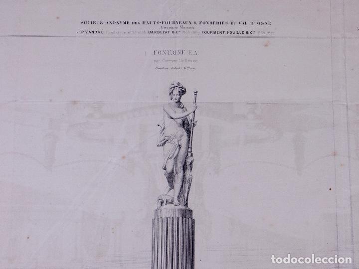 Arte: FONTAINE. PARIS 1873 - Foto 1